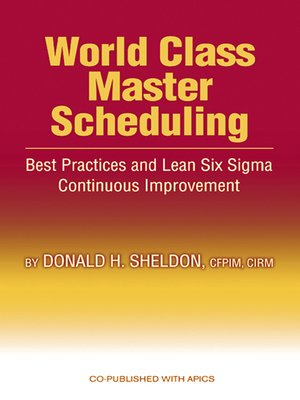 cover image of World Class Master Scheduling
